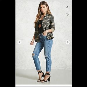 Forever 21 Camo Print Jacket